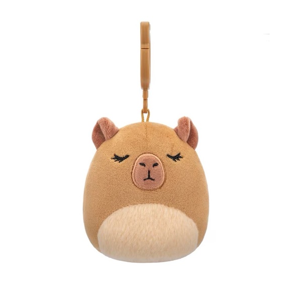 NWT 3.5” Lijjian the Capybara Squishmallow Clip - Picture 3 of 5